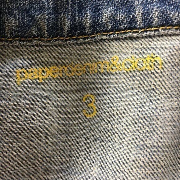 Paper Denim & Cloth Jean Jacket Women’s Size 3 Collaboration w/ Faile Streetwear - Picture 6 of 8